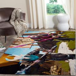 Fortnite Area Rug Video Game Carpet Gamer Living Room Rugs Rug Regtangle Carpet Floor Decor Home Decor V4