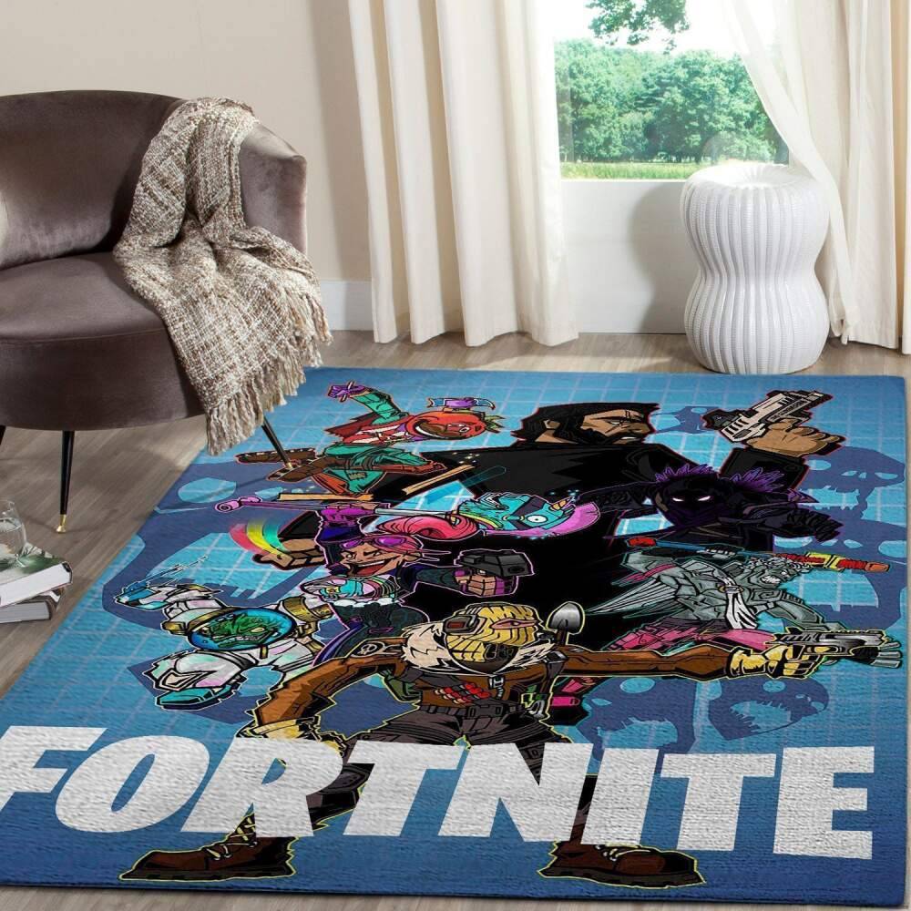 Fortnite Area Rug Video Game Carpet Living Room Bedroom Rug Regtangle Carpet Floor Decor Home Decor