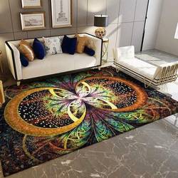 Fractal Art Area Rug 1909081 Ofd Area Rug Living Room Carpet Rug Regtangle Carpet Floor Decor Home Decor