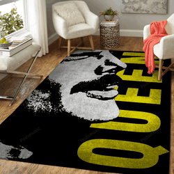 Freddie Mercury All About Music Art For Fans Area Rug Living Room Carpet Rug Regtangle Carpet Floor Decor Home Decor