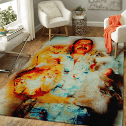 Freddie Mercury And Cats Music Art For Fans Area Rug Living Room Carpet Rug Regtangle Carpet Floor Decor Home Decor