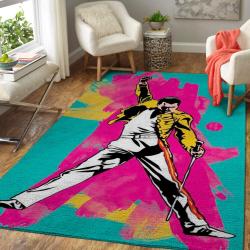 Freddie Mercury Area Rug Music Ofd 191012 Area Rug Living Room Carpet Rug Regtangle Carpet Floor Decor Home Decor