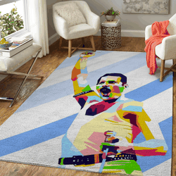Freddie Mercury Live Aids Legendary Music Art For Fans Area Rug Living Room Carpet Rug Regtangle Carpet Floor Decor Home Decor
