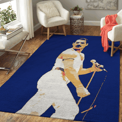 Freddie Mercury Minimalist Area Rug Area Rug Living Room Carpet Rug Regtangle Carpet Floor Decor Home Decor