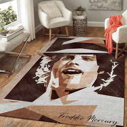 Freddie Mercury Queen Bohemian Rhapsody Area Rug Area Rug Living Room Rug