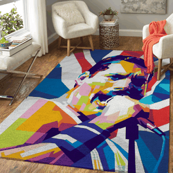 Freddie Mercury Queen British Rock Band Pop Art For Fans Area Rug Rug Regtangle Carpet Floor Decor Home Decor