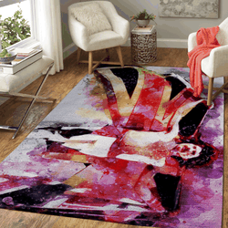 Freddie Mercury Rockstars The Show Must Go On Area Rug Area Rug Living Room Carpet Rug Regtangle Carpet Floor Decor Home Decor