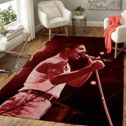 Freddie Minimalist Music Art For Fans Area Rug Living Room Carpet Rug Regtangle Carpet Floor Decor Home Decor