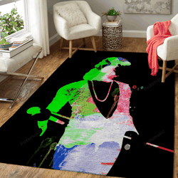 Freddie Watercolor Ii Music Legends On Stage Art For Fans Area Rug Living Room Carpet Rug Regtangle Carpet Floor Decor Home Decor