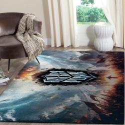 Frostpunk Area Rug Gaming Carpet Gamer Living Room Rugs Rug Regtangle Carpet Floor Decor Home Decor