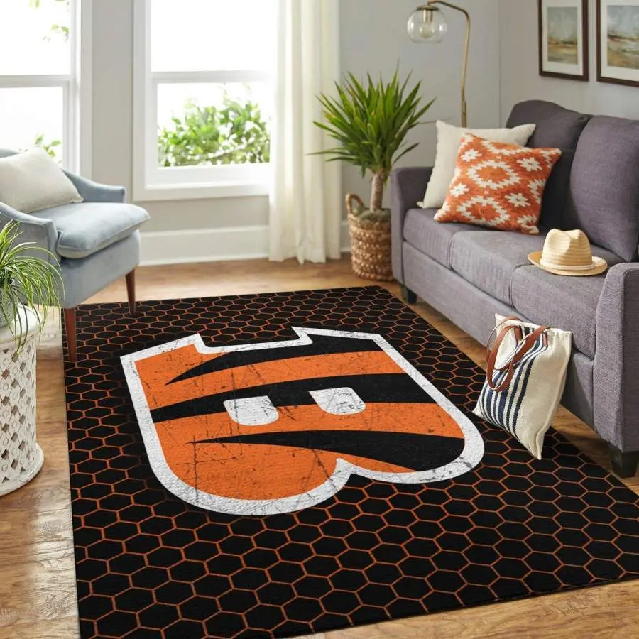 Cincinnati Bengals Area Rug Living Room Rug Home Decors Floor Decor 191014