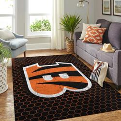 Cincinnati Bengals Area Rug Living Room Rug Home Decors Floor Decor 191014