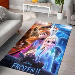 Frozen Best Movie Film Rug Living Room Rug Home Decor Area Floor Home Decor