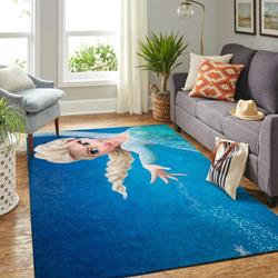 Frozen Elsa Area Rug Living Room Rug Home Decor Disney Movie Ofd Efm190902