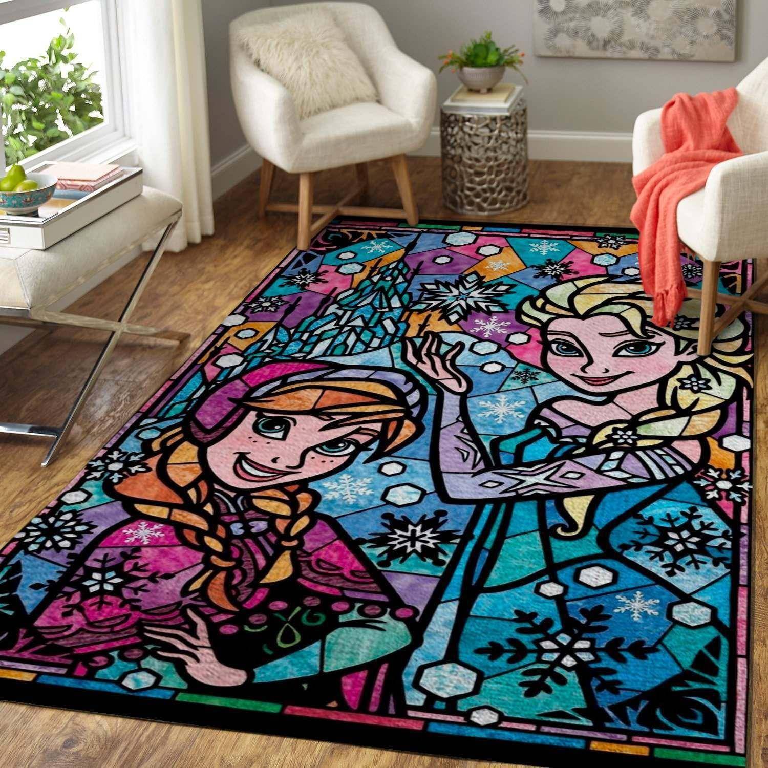 Frozen Elsa Area Rug Living Room Rug Home Decors Living Room Rcdd81F33030