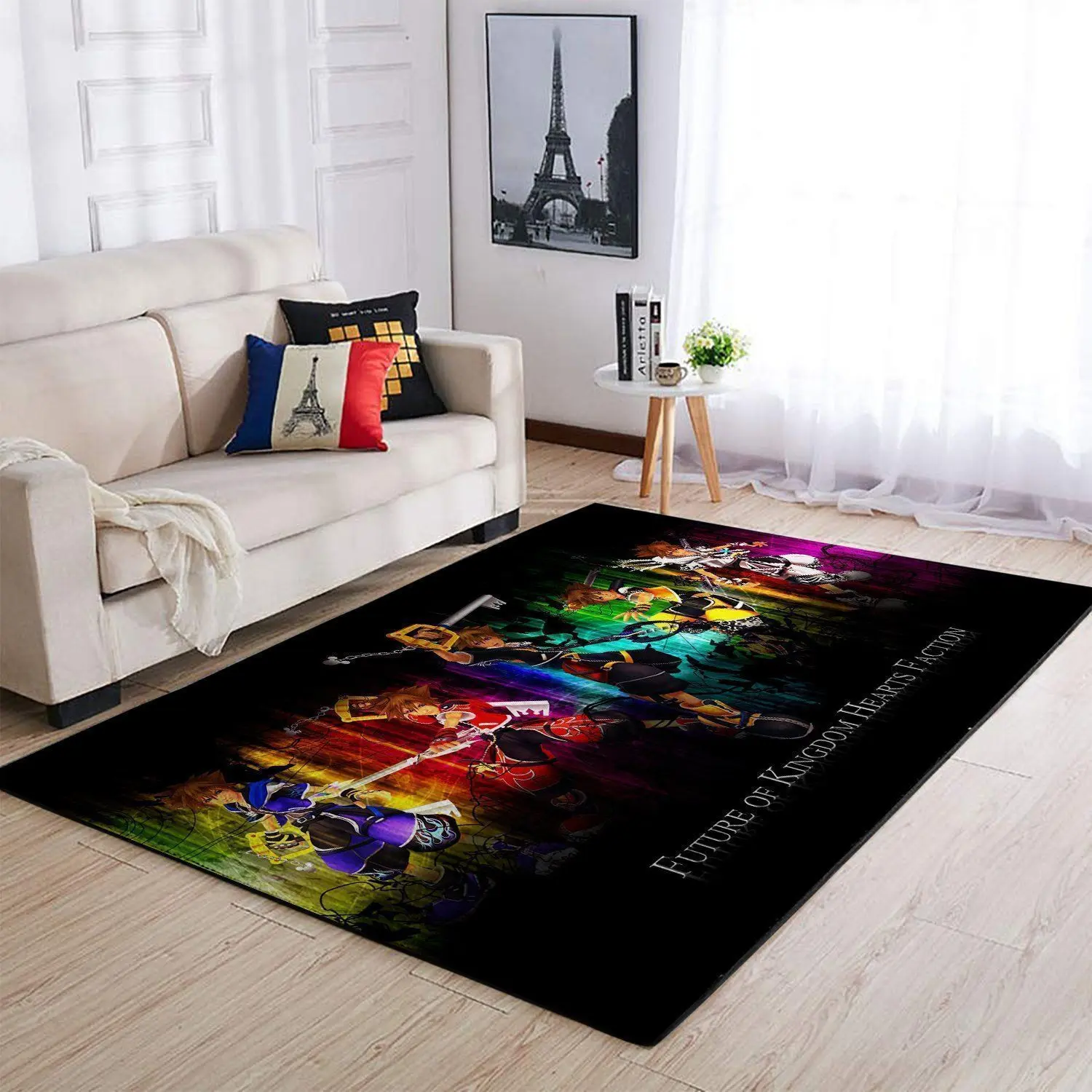 Future Of Kingdom Hearts Faction Area Rug Gaming Carpet Gamer Living Room Rugs Rug Regtangle Carpet Floor Decor Home Decor