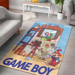 Game Boy Nintendo Switch Gaming Collection Area Rugs Living Room Carpet Rug Regtangle Carpet Floor Decor Home Decor