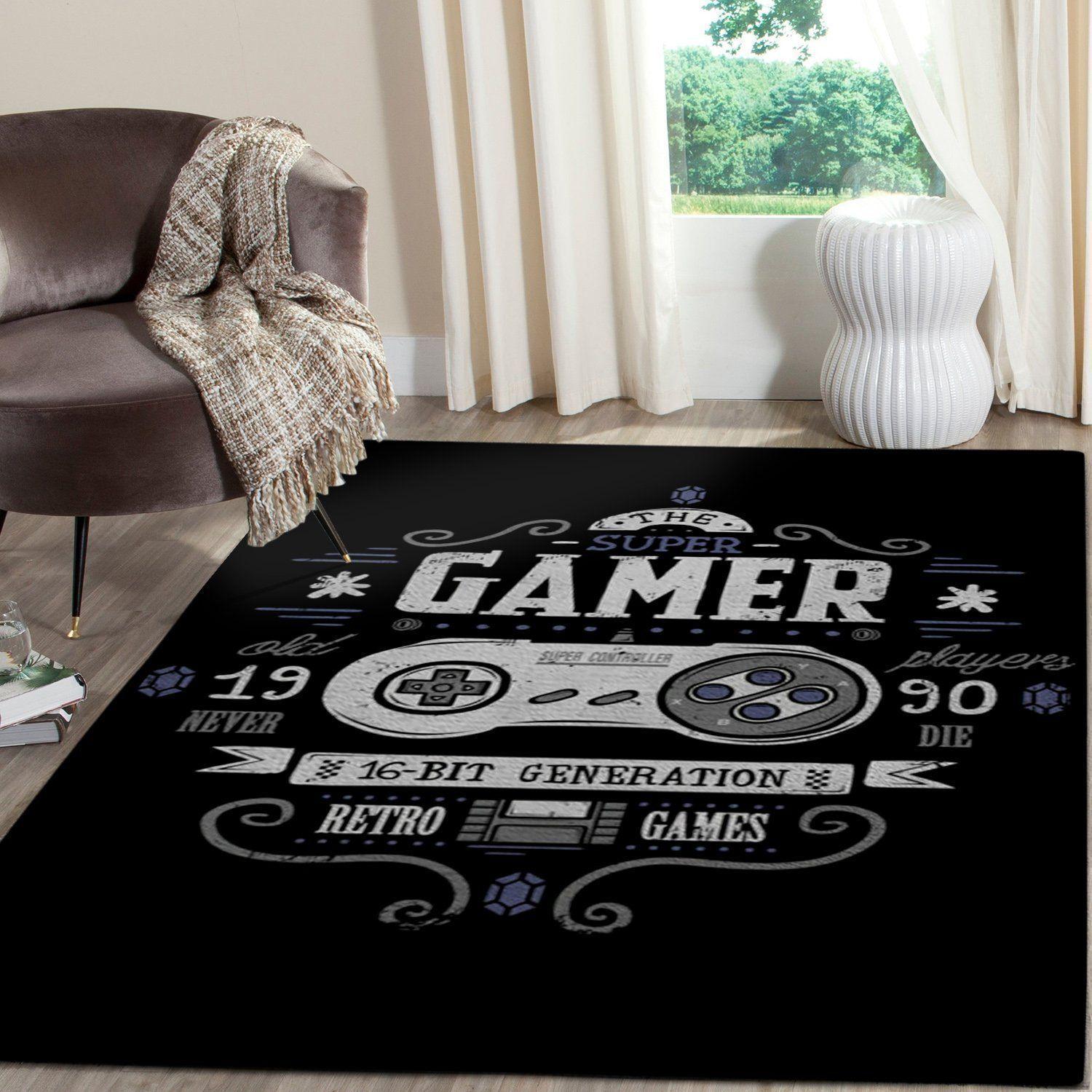 Gamer Area Rug Gaming Gfd In Black 02112 Area Rug Living Room Carpet Rug Regtangle Carpet Floor Decor Home Decor