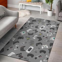Gaming Joystick Print Pattern Area Rug Area Rug Living Room Carpet Rug Regtangle Carpet Floor Decor Home Decor