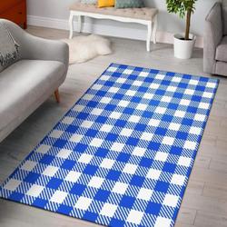 Ganesha Blue Print Pattern Area Rug Living Room Rug Home Decor