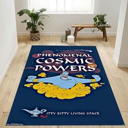Genie Disney Aladdin Cosmic Powers Area Rug Living Room And Bed Room Rug