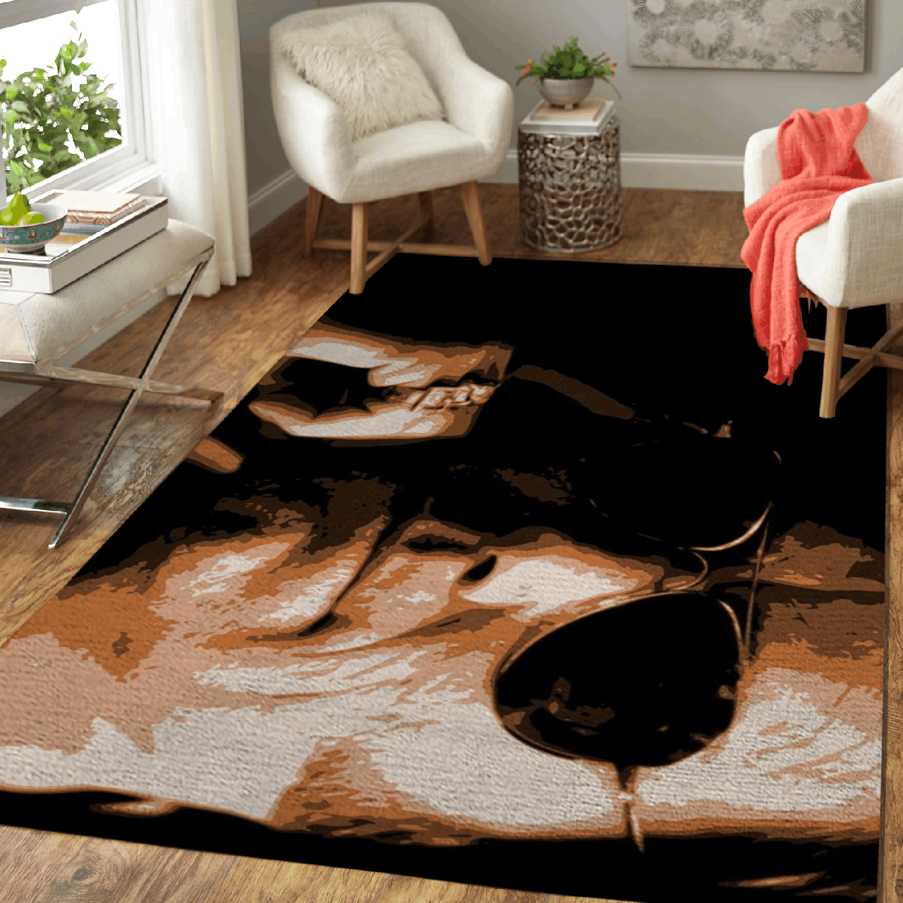 George Jones American Musician Singer And Songwriter Art Area Rug Rug Regtangle Carpet Floor Decor Home Decor