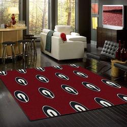 NCAA Georgia Bulldogs Area Rug Carpet Living Room Rug Regtangle Carpet V5583