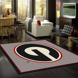 NCAA Georgia Bulldogs Area Rug Carpet Living Room Rug Regtangle Carpet V5585