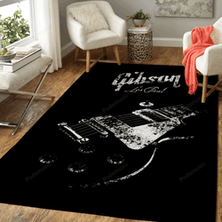 Gibson Les Paul Body Guitars Music Art For Fans Area Rug Living Room Carpet Rug Regtangle Carpet Floor Decor Home Decor