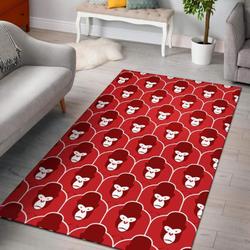 Gingham Red Pattern Print Area Rug Living Room Rug Home Decor