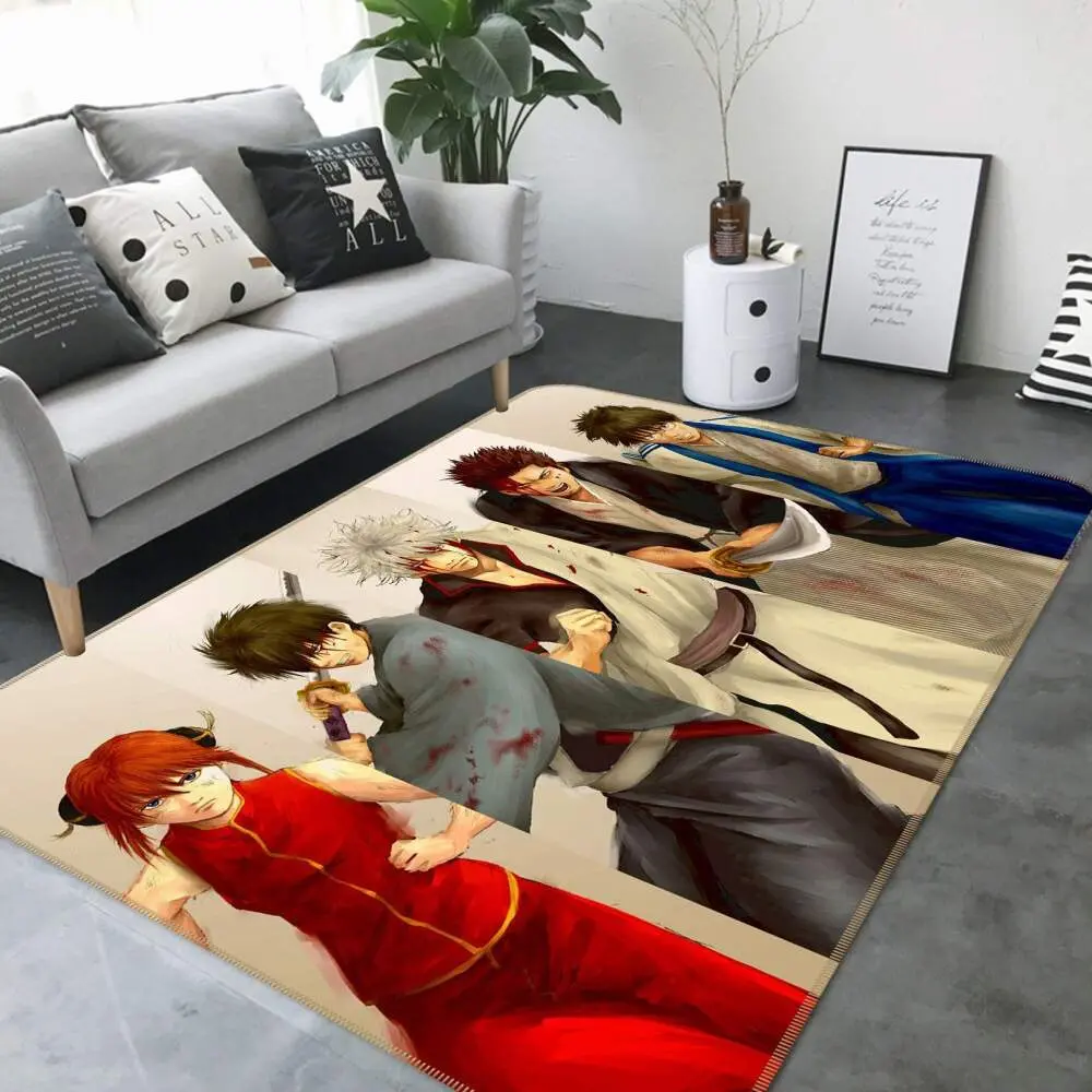 Gintama Anime 16 Area Rug Living Room And Bed Room Rug Rug Regtangle Carpet Floor Decor Home Decor
