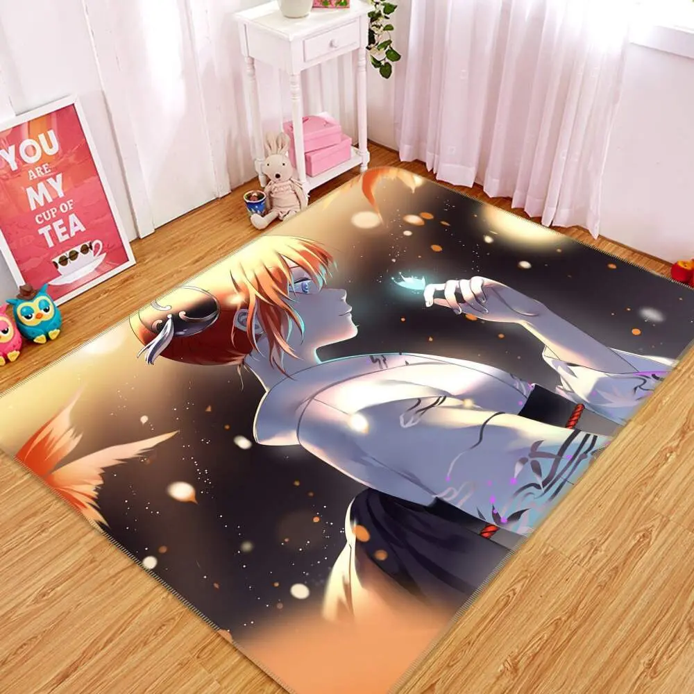 Gintama Anime 2 Area Rug Living Room And Bed Room Rug Rug Regtangle Carpet Floor Decor Home Decor