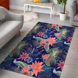 Giraffe Cartoon Pattern Print Area Rug Living Room Rug Home Decor