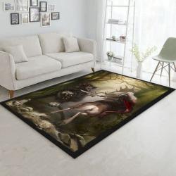 Girl And Dog 1 Dhcld0310At Rug Living Room Rug Home Decor