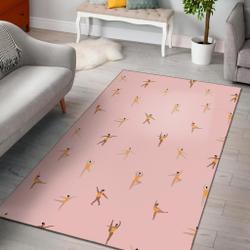 Goat Sheep Print Pattern Area Rug Living Room Rug Home Decor