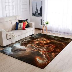 God Of War Area Rug Fighting Kratos Gaming Carpet Gamer Living Room Rugs Rug Regtangle Carpet Floor Decor Home Decor V11112