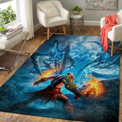 God Of War Area Rug Fighting Kratos Gaming Carpet Gamer Living Room Rugs Rug Regtangle Carpet Floor Decor Home Decor V11113