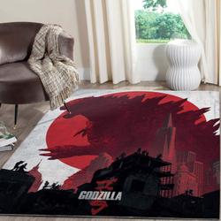 Godzilla Area Rug Christmas Gift Movie Carpet Rug Regtangle Decor V5618