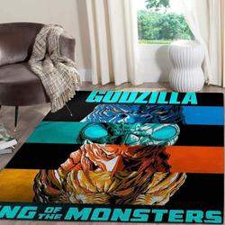 Godzilla Area Rug Living Room Rug Home Decor Movie Carpet Floor Decor 09