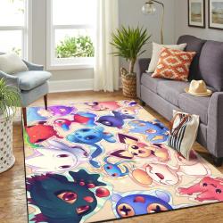 Goku Vegeta Blue Carpet Floor Area Rug Living Room Rug Home Decor Home Decor Bedroom Living Room