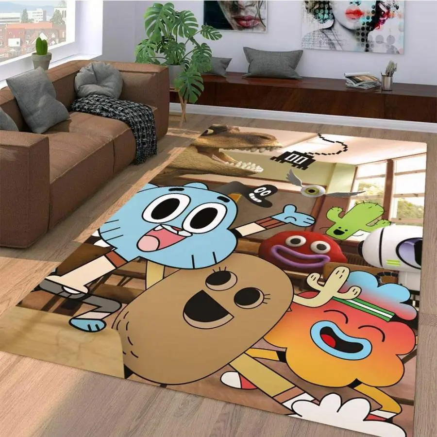 The Amazing World of Gumball Home Decor Carpet Rug Living Room 200327