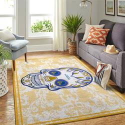 Golden State Warriors Nba Area Rugs Skull Style Living Room Regtangle Carpet