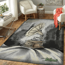 Grammofono Music Art For Fans Area Rug Living Room Carpet Rug Regtangle Carpet Floor Decor Home Decor