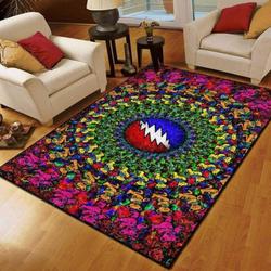Grateful Dead Area Rug Living Room Rug Home Decor Music Ofd 19110120