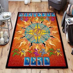 Grateful Dead Area Rug Living Room Rug Home Decor Music Ofd 19110123