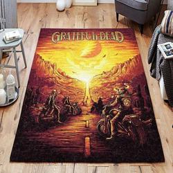 Grateful Dead Area Rug Music Rug Regtangle Carpet Floor Decor Home Decor V1804