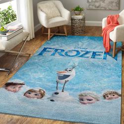 Frozen Area Rug Living Room And Bedroom Rug Home Decor Movie Ofd 190919
