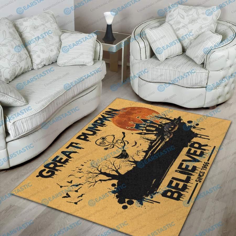 Great Pumpkin Snoopy Christmas Gift Area Rug Living Room Rug Home Decort3107 Floor Decor