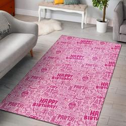 Green Avocado Patttern Print Area Rug Living Room Rug Home Decor