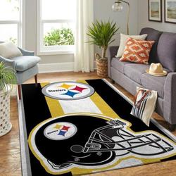 NFL Pittsburgh Steelers Football Team Logo Carpet Rug Living Room 191007